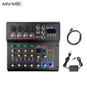MY MIC MG8 Professional DJ Digital Mixer <strong>Audio</strong> <strong>Interface</strong> Console <strong>8</strong> Channel <strong>Audio</strong> Sound Cards &amp; Mixers for Karaoke Singing Speech - Product Image 1