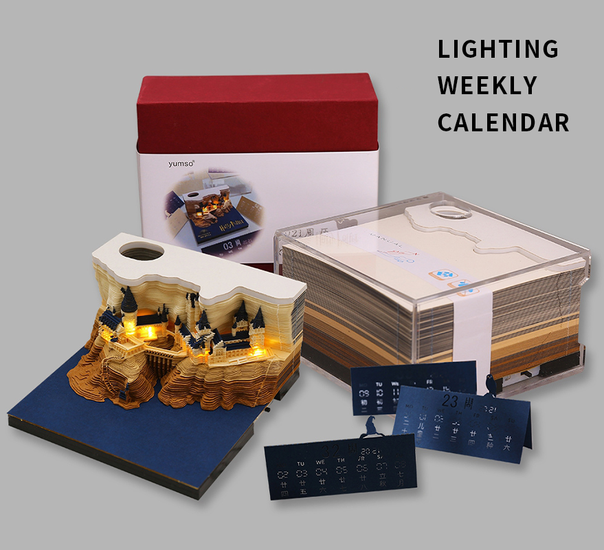 Éclairage et calendrier hebdomadaire