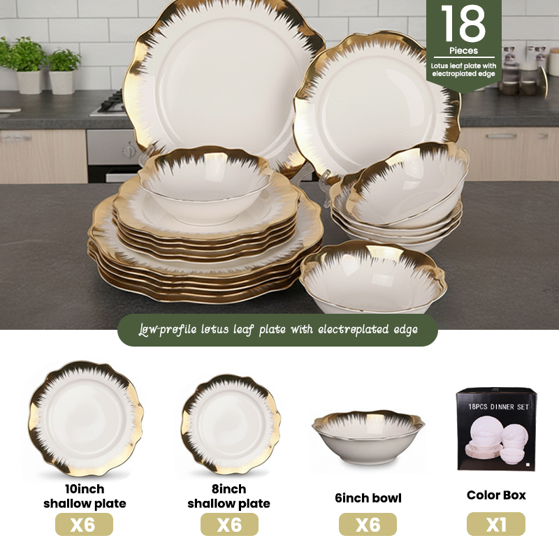 18 pièces Style 3 blanc