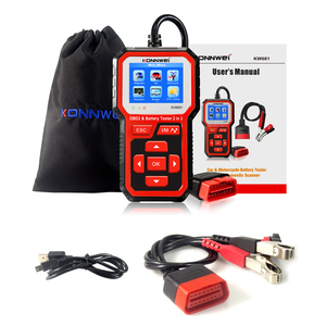 Universal Car <strong>Code</strong> Reader &amp; 12V Battery Tester OBD2 Scanner 2 in 1 Auto Diagnostic OBDII EOBD Scan Tool <strong>O2</strong> <strong>Sensor</strong> Engine Tester - Product Image 5