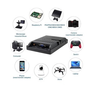 Hd-mi Port Spekar AHD LCD genişletilmiş monitör ekranı HDMIED bağlantı duvar montaj ile 7 inç TFT LED CCTV Mini monitör geniş ekran - Product Image 4