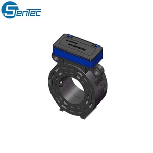 Sentec เครื่องวัดการไหลของน้ำแบบอัลตราโซนิค, เครื่องวัดการไหลของน้ำแบบแซนวิช RS485มี DN65ใช้แบตเตอรี่ DN100mm PN16 - Product Image 2
