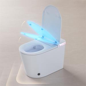 音声制御、ビデ、加熱シートを備えた新しい2024デザインのスマートトイレ - Product Image 3