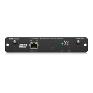 Klark Teknik DN32-WSG карта расширения 32-канальный Aoip с низкой задержкой в волнах Soundgrid сетевой интерфейс цифрового микшера Midas M32 - Product Image 3