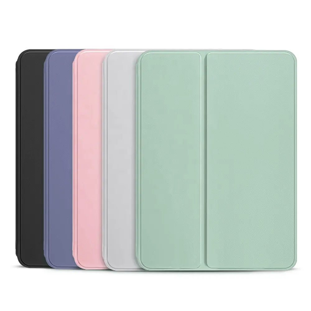 The New Leather two-fold stand translucent tablet case with pen slot for iPad mini 6 case 2021 publish 8.3" tablet covers & case