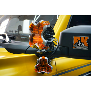 6th Gen Reinforced A-Pillar Dual Light Mount Supports Multiple Lights 4x4 Suv Exterior Accessories