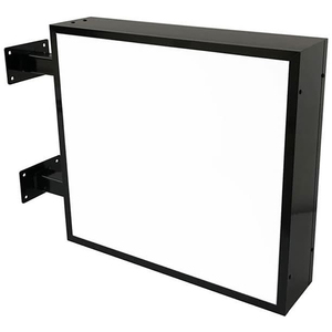 Scatola luminosa in acrilico con segno pubblicitario per studio con cornice personalizzata - Product Image 2