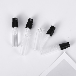 Custom clear Mini Atomizer 1ml 1.5ml 1.8ml 2ml <strong>2.5</strong> ml Transparent Empty Travel Sample Packing Glass <strong>Perfume</strong> Bottles Vial - Product Image 5