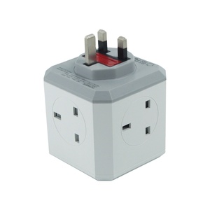 Masa Rubik küp soket 4 yollu İngiltere güç şeridi 3 port USB şarj hızlı USB-C dönüştürücü kurulu fiş küp uzatma kurşun soketi - Product Image 4