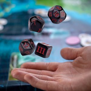 Özel 15-Piece çokyüzlü zar Set D3-D100 reçine el yapımı rpgmtg kurulu zar oyunları için DND rol oynayan promosyonlar - Product Image 3