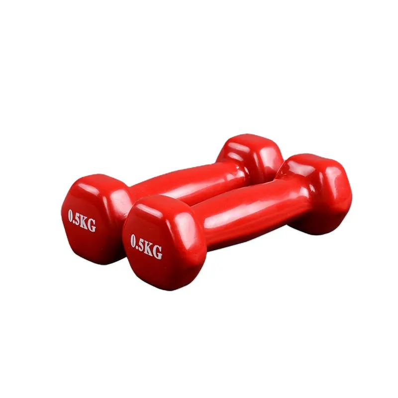 high quality fashion home or gym use beauty lady gym dumbbell set Yoga Dumbbell For women weight lifting hex