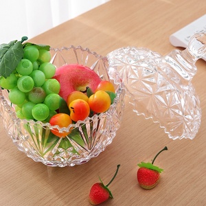 Unique Round Spherical Glass Candy <strong>Jar</strong> for Home