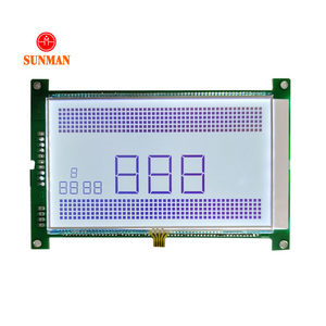 Benutzer definierte monochrome 7-Segment-Tn-Stn-Fstn-Va-Touchscreen-Thermostat-LCD-Temperaturanzeige - Product Image 1