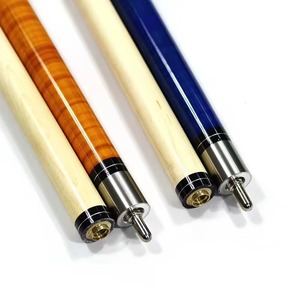 Yüksek kalite 57-Inch 3-Piece atlama mola bilardo ıstakası havuz için 13mm bilardo ucu ve paslanmaz çelik ortak akçaağaç popo kol