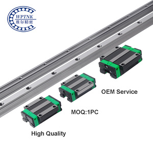 Precio barato de China HG20 HGW20 W20 HW20 Bloques de guía de rodamiento de bloque lineal 20mm Rodamientos y rieles Runner Sistema de piezas de máquina CNC - Product Image 2
