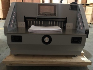 Передний резак для бумаги H490T с 100 группами X 96 шагов программа 490*490*60 мм с 7-дюймовым сенсорным экраном высокая скорость резки - Product Image 4