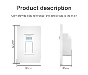 Sistema de automatización del hogar inteligente 1/2 Gang, interruptor de Sensor de movimiento Pir para el hogar inteligente/interruptor de luz inteligente con Sensor de movimiento remoto PIR - Product Image 3