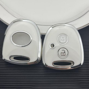 2 düğme araba anahtarı kapağı kap durumda korumak için Grand WIGO Avanza Daihatsu Xenia için PERODUA Alza Myvi Axia Perodua anahtar kapak - Product Image 2