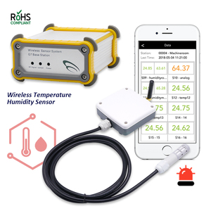 Waterproof Wireless Freezer Lora Temperature Monitor Real Time Iot Temperature <strong>Humidity</strong> Data Logger - Product Image 1