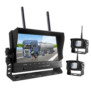 Cámara inalámbrica Cámara trasera para coche 1024*600 Monitor inalámbrico Coche Van Camión IR Cámara de respaldo de marcha atrás Sistema de seguridad de visión trasera - Product Image 1