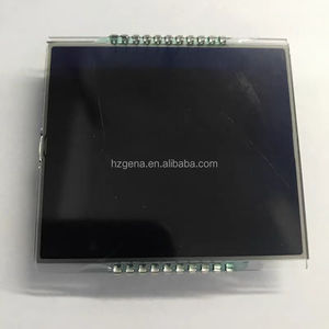 Kunden spezifisches TN8-Digit 7-Segment-LCD-Display Industrielles Anzeige instrument mit schwarzem Hintergrund und weißem Text
