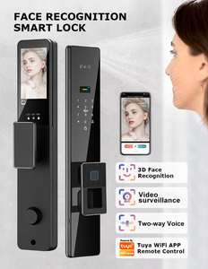 TYSH Wifi Smart Lock in tempo reale Intercom impronta digitale RFID serratura biometrica riconoscimento facciale Tuya controllo intelligente App - Product Image 3