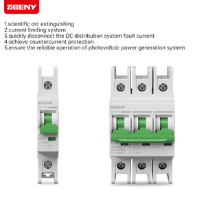 BENY 3P DC <strong>Circuit</strong> <strong>Breaker</strong> Mini MCB <strong>Circuit</strong> <strong>Breaker</strong> 900V 63A Miniature <strong>Circuit</strong> <strong>Breakers</strong> for Solar System