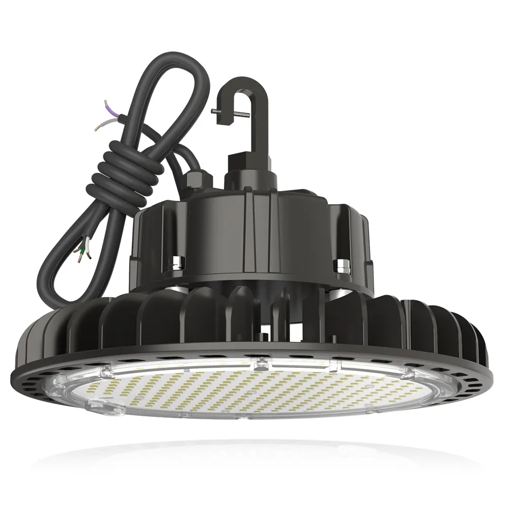 Carcaça de forjamento frio 140lm/w industrial ip65 100w alta luz da baía