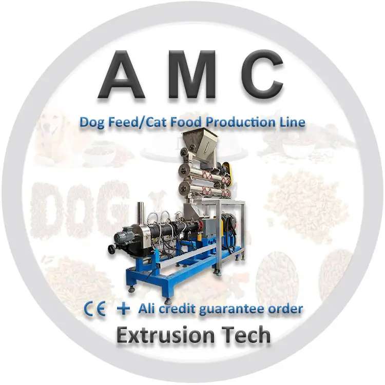 Extrusora de alimentos DRI para perros de gran calidad, máquina de alimentos DRI para mascotas