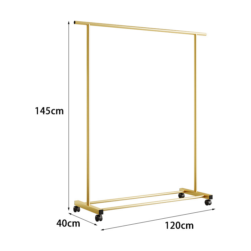 12040145-gold-simple single-layer rack