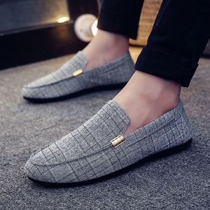 冬の春の秋の男性用トレンドネットレッドレイジースリップオンブリティッシュシューズ - Product Image 4