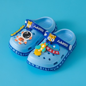 Cartoon Nasa <strong>Clog</strong> Slipper Baby Spaceman Kids <strong>Shoes</strong> Outdoor <strong>EVA</strong> Soft Casual Sandals Astronaut Hole <strong>Shoes</strong> for Girl Boy Children