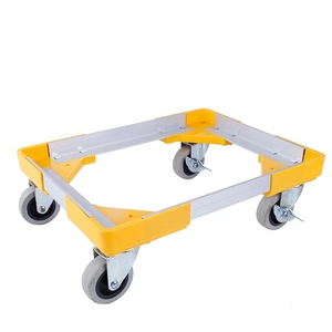 Özelleştirilmiş alüminyum alaşım DAMPERLİ KAMYON sürücü sepeti aracı dört tekerlekli mobil raf sepeti. - Product Image 2