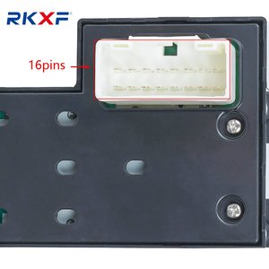 Cho I30 09 Phía Trước Bên Trái Điện Thạc Sĩ Điều Khiển Cửa Sổ Chuyển Đổi 93570-1z000 Rkxf Thương Hiệu RK-1620A Đen ABS + PA66 Mới - Product Image 6