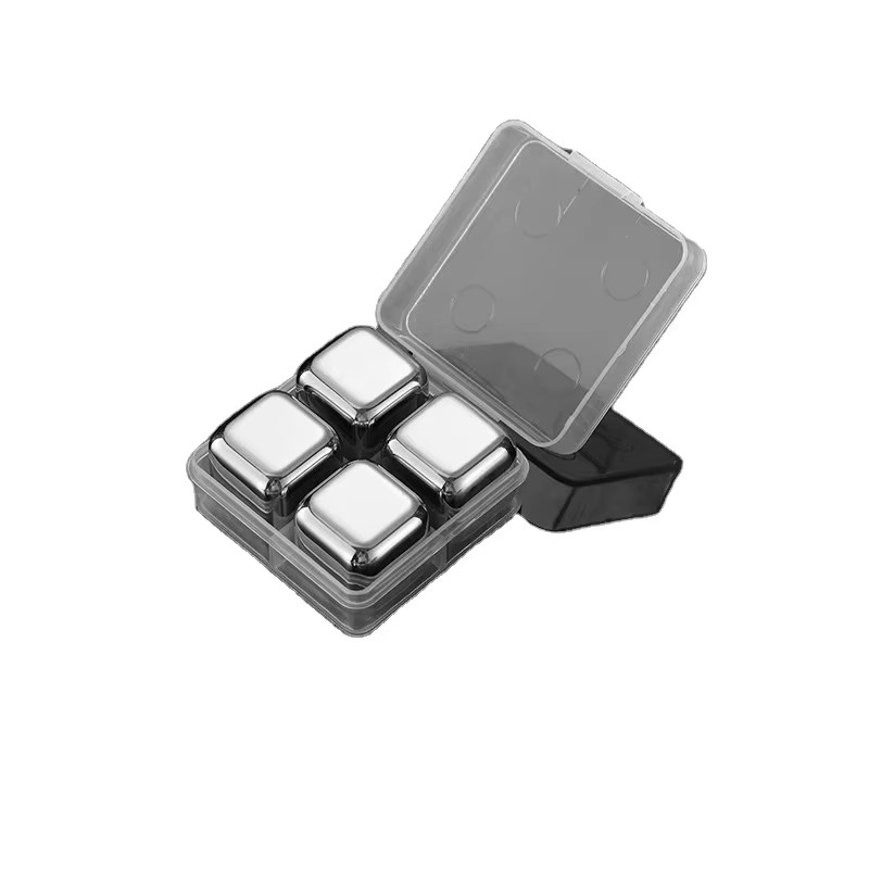 gris Cuatro piezas con caja