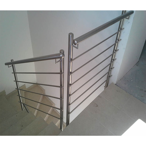 Yan monte 316L paslanmaz çelik çubuk korkuluk yatay çubuk korkuluk sistemi balkon için - Product Image 3
