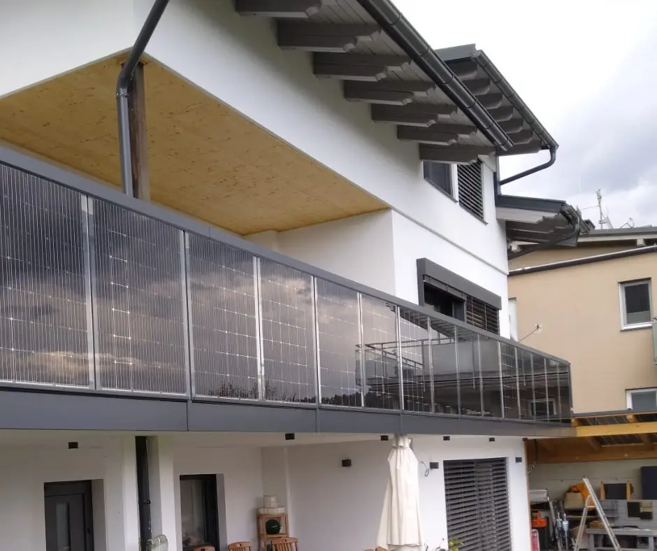 Sistema di balcone solare pannello solare micro inverter 800w veranda vendita calda in germania