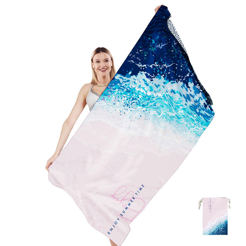 Plage imprimée recto-verso (sac en tissu)