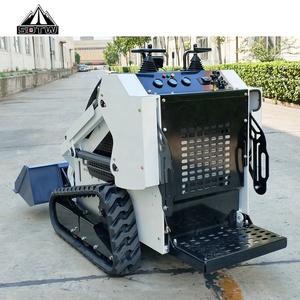 フロントローダーTW480T 0.15 CBM1.2トンミニスキッドステアローダードックロード & アンロード用 - Product Image 6