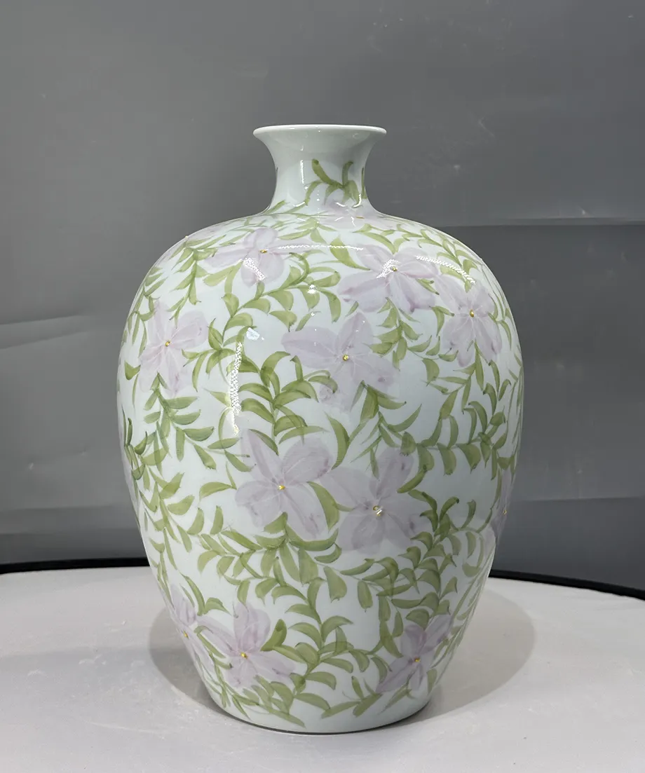 keramikvase bunt kunst dekor keramikvase künstliche blumen in keramikvase