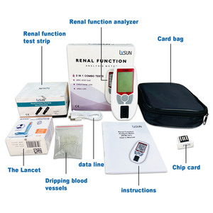 ไลซัน RFM-101ทดสอบการทำงานของไตแบบ3 in 1สำหรับเครื่องวิเคราะห์กรดยูริกครีเอตินินยูเรีย - Product Image 4