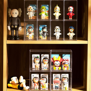 Bán Buôn Chất Lượng Cao Rõ Ràng Vuông Nhựa PS Có Thể Gập Lại Hiển Thị Trường Hợp Stackable Funko <span class=keywords><strong>Pop</strong></span> Bảo Vệ Hình Búp Bê Lưu Trữ Hộp - Product Image 2