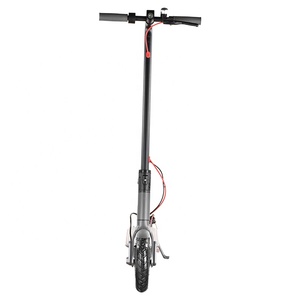 Scooter eléctrico unisex de 350W con auriculares Bluetooth Sensor inteligente Luz Potencia máxima para adultos CE Aprobado-Blanco y negro - Product Image 5