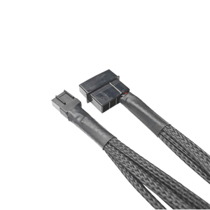 Ventola di raffreddamento CPU da 1 a 5 IDE Molex 4 Pin a 5 road PWM Fan Hub 4 Pin 3Pin Splitter Cable 30CM per alimentatore per Computer ATX - Product Image 4