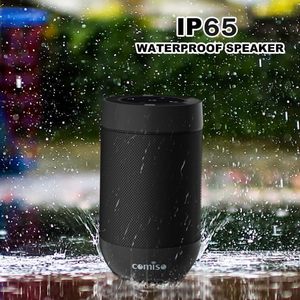 Comiso 5.3 אלחוטי שחור tws עבור רמקולים bluetooth רמקולים ip65 עמיד למים 360 hdסאונד מובנה מיקרופון כרטיס <span class=keywords><strong>tf</strong></span> סוללה 360 מעלות