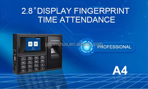 Máquina DE ASISTENCIA DE TIEMPO biométrico de huellas dactilares A4, grabadora de tiempo de empleado y reloj con función de visión nocturna TCP/IP - Product Image 6
