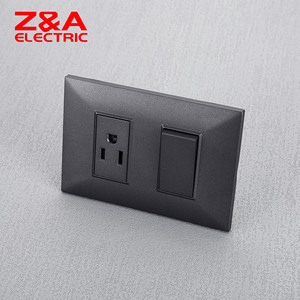 South America Italy Factory Price <strong>Switch</strong> USB Electrical Socket and <strong>Switch</strong> Home Light Wall <strong>Switch</strong> KF Series ZA Electric - Product Image 1