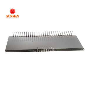 7 bis 22 Ziffern segment Monochrom Lcd Factory Benutzer definierte Größe Monochrom Fstn Lcd Clock Display - Product Image 6