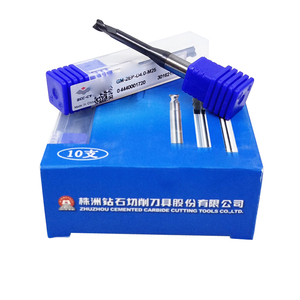 Zcc.ct GM-2EP D0.4-M04-D5.0-M25โรงงานปลายคาร์ไบด์ที่เป็นของแข็ง2-fute โรงงานปลายขุน - Product Image 5