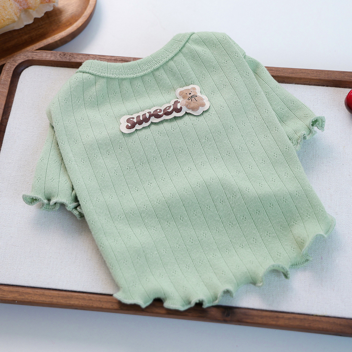 Suéter de punto Sweet Bear - Verde